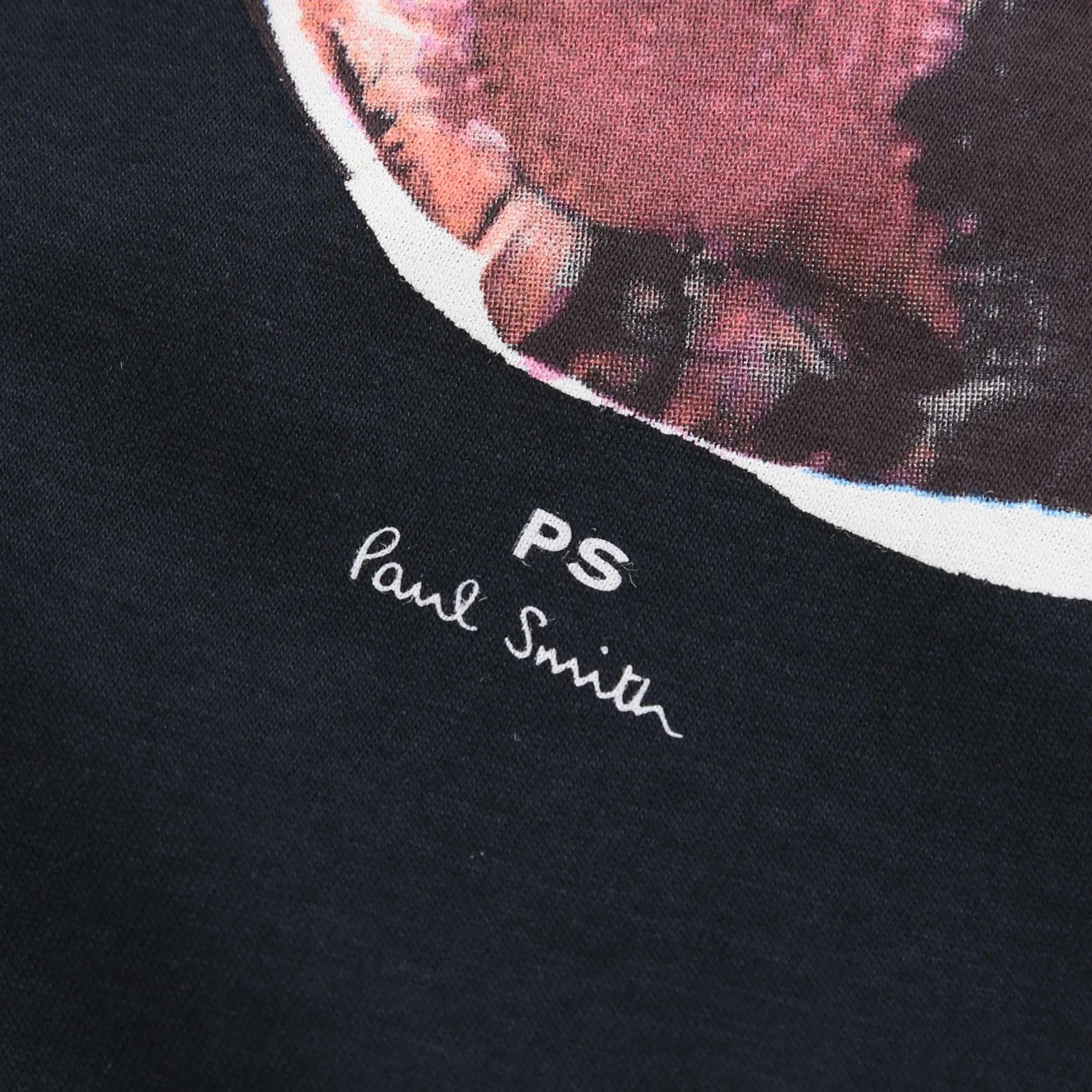 Paul Smith Skull Red Blue T Shirt in Navy