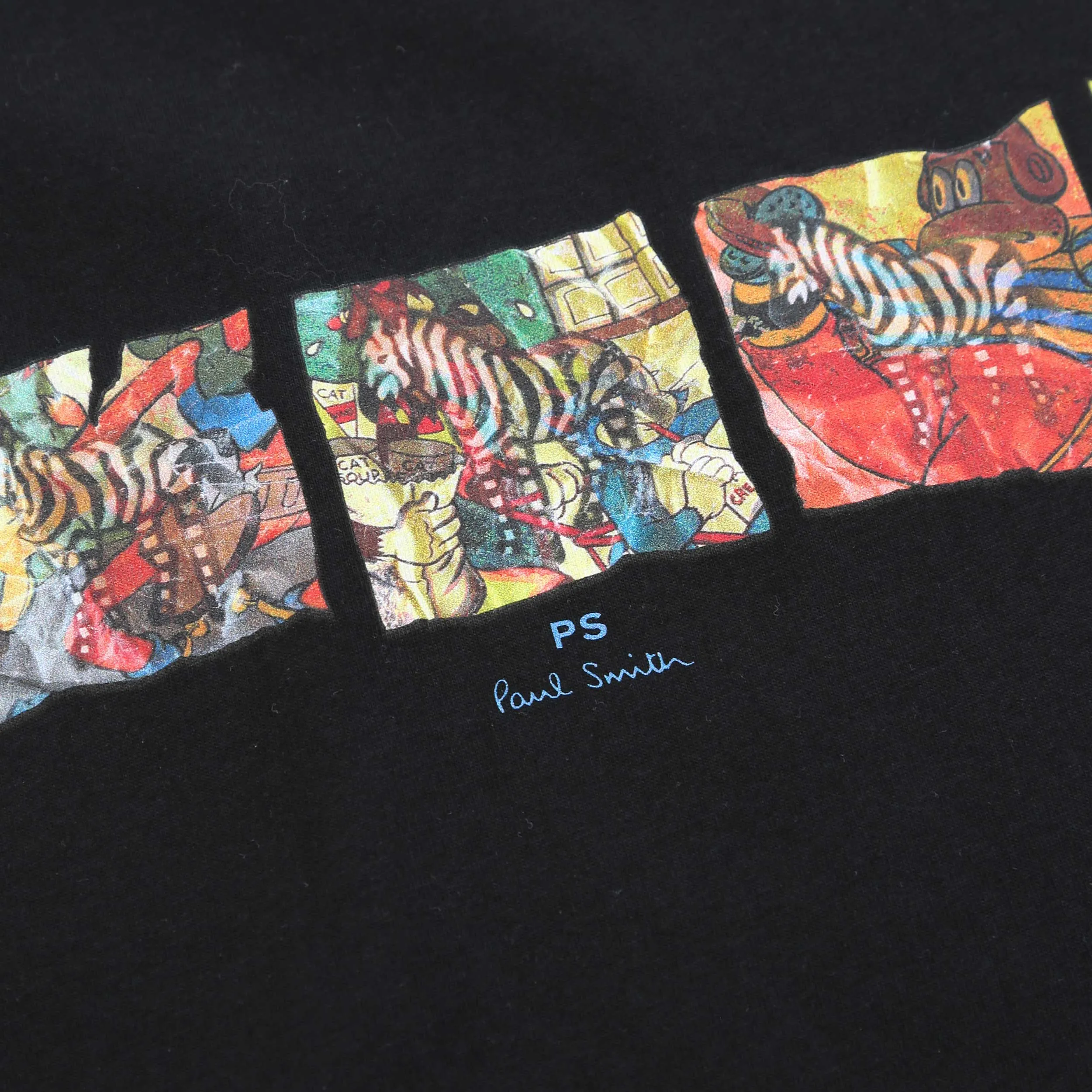 Paul Smith Zebras T Shirt in Black