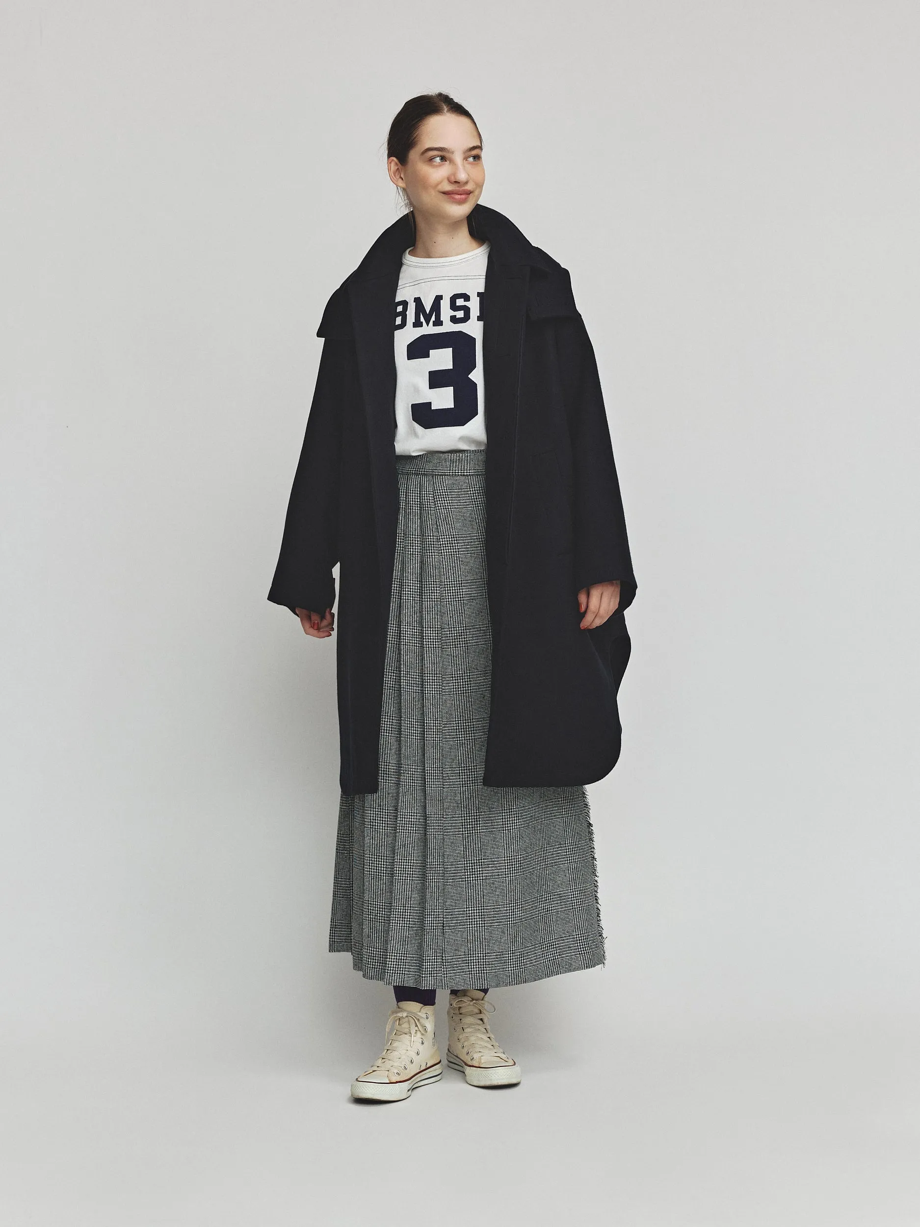 PEMEL DUTCH COAT - NAVY