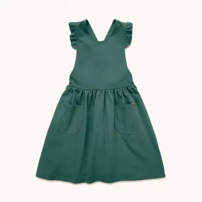 Pinafore Dress - Spruce Green