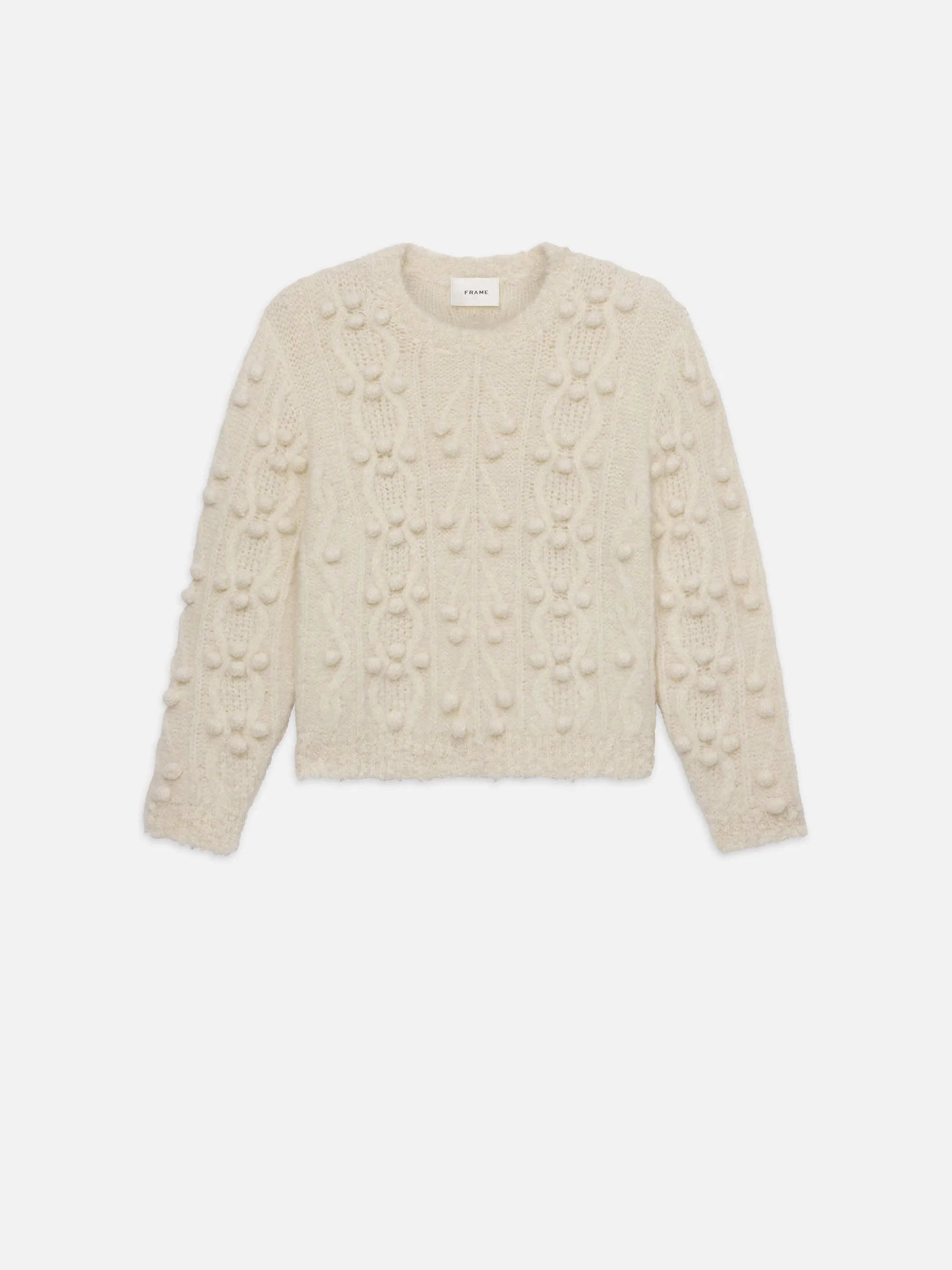 Popcorn Pullover -- Cream