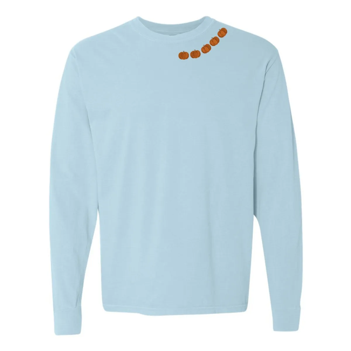 'Pumpkin Collar' Long Sleeve T-Shirt