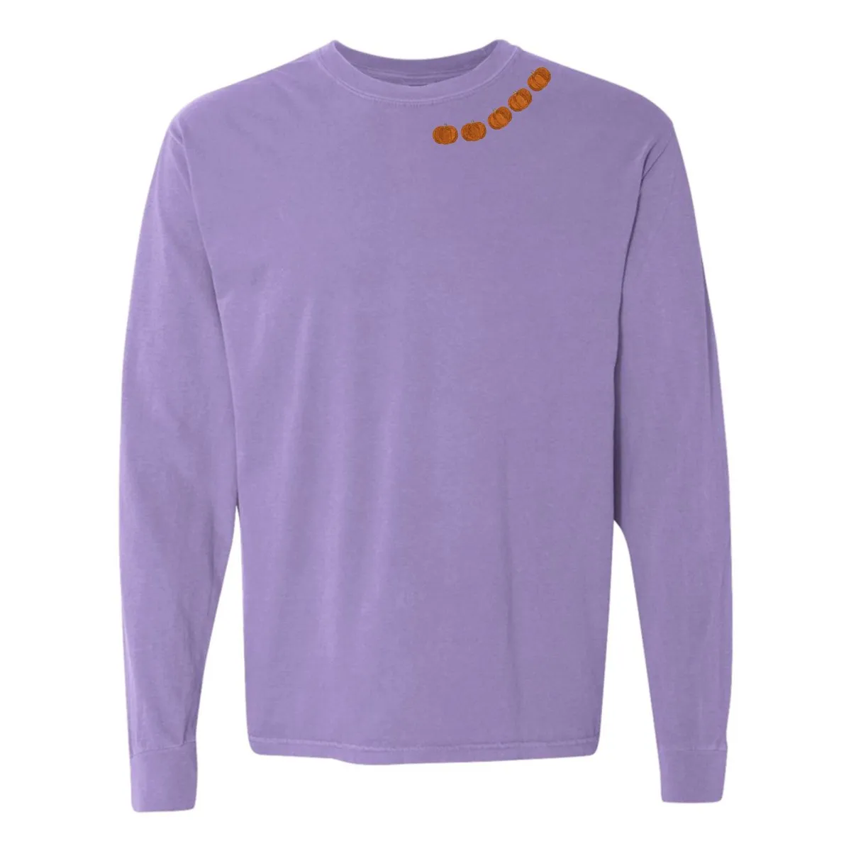 'Pumpkin Collar' Long Sleeve T-Shirt