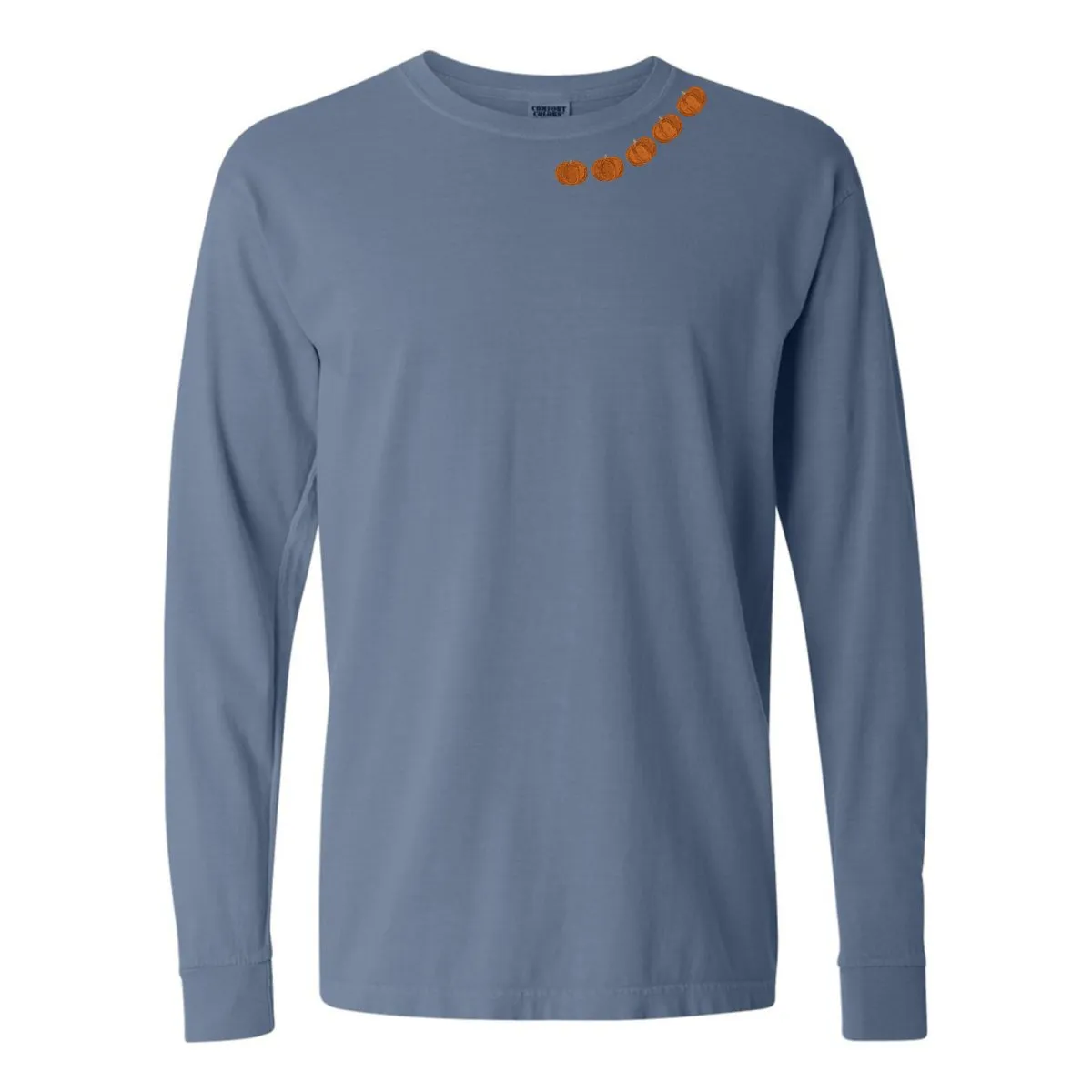 'Pumpkin Collar' Long Sleeve T-Shirt