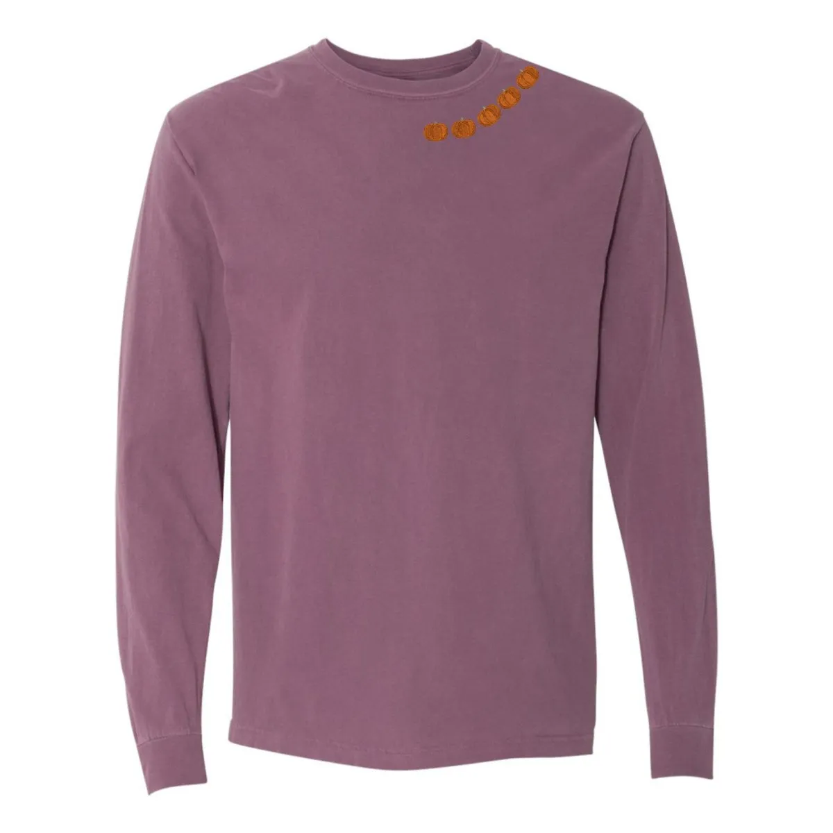 'Pumpkin Collar' Long Sleeve T-Shirt