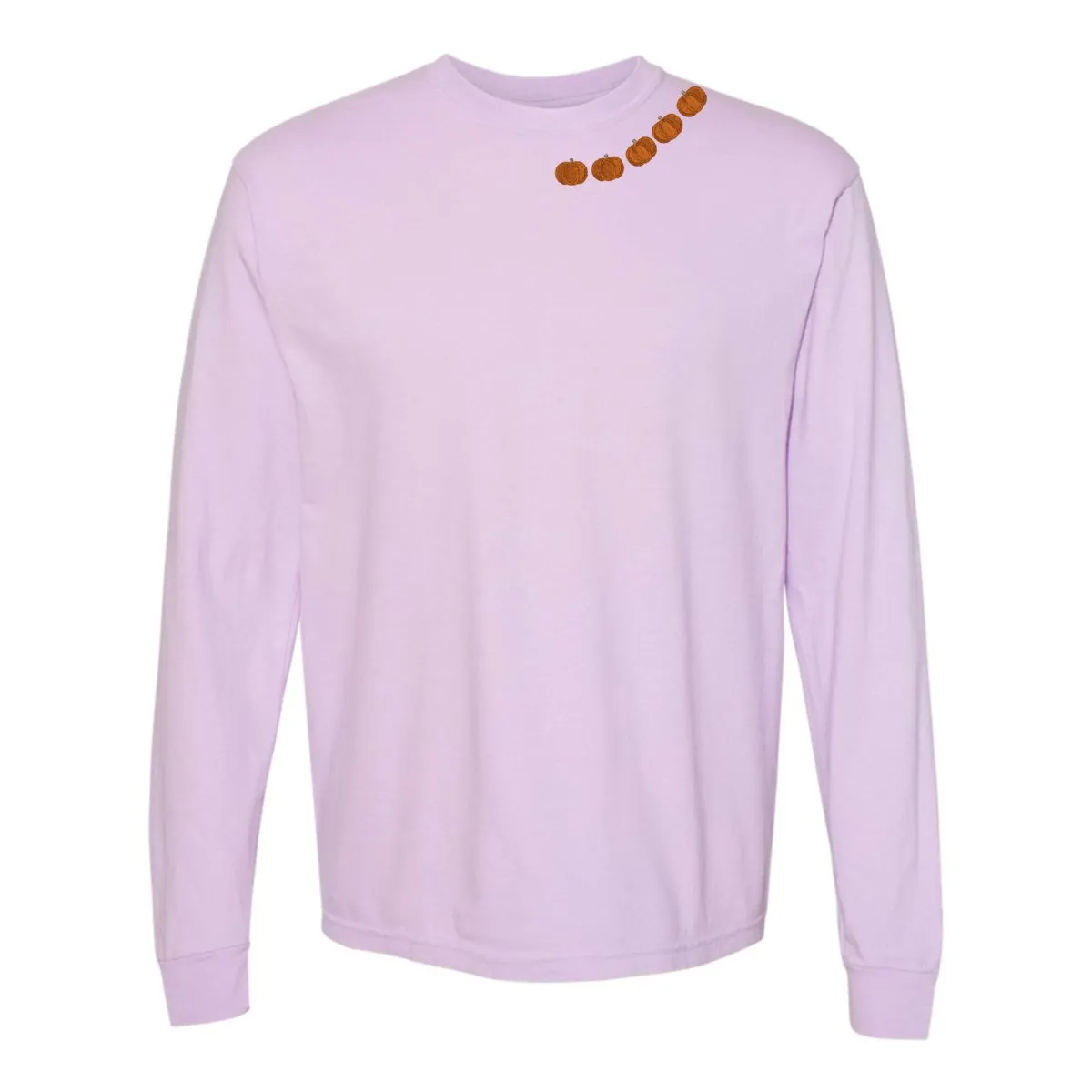 'Pumpkin Collar' Long Sleeve T-Shirt