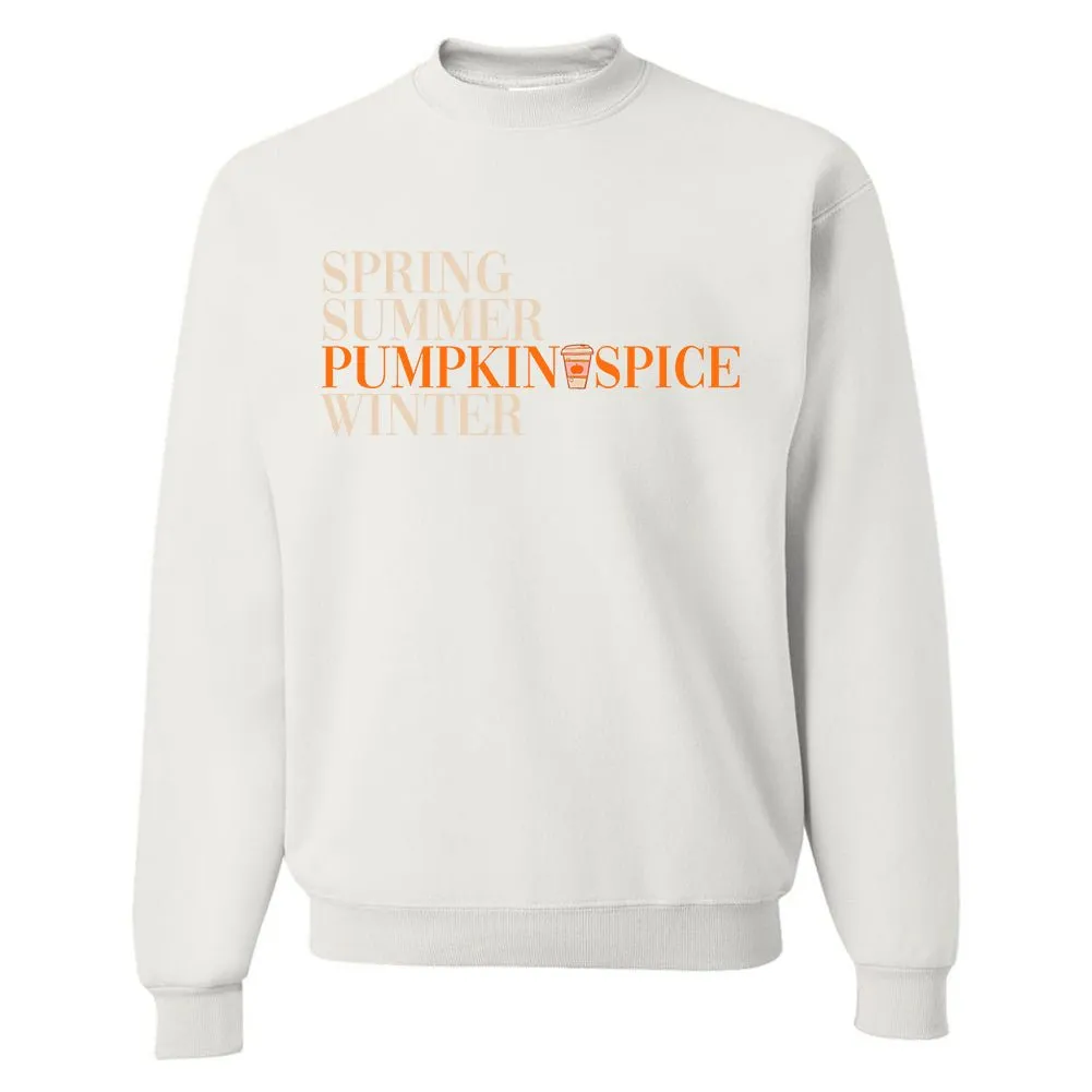 'Pumpkin Spice Season' Crewneck Sweatshirt