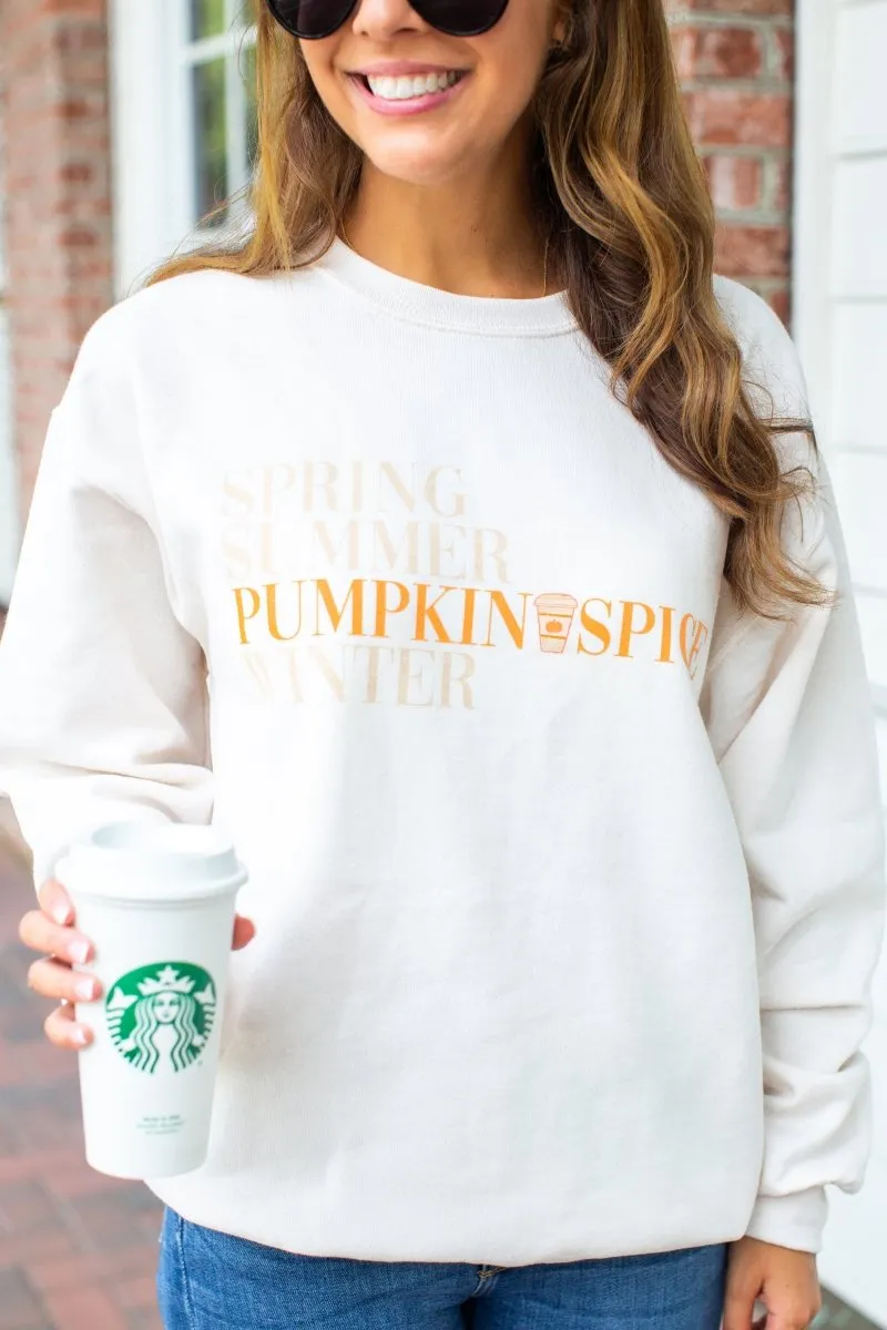 'Pumpkin Spice Season' Crewneck Sweatshirt