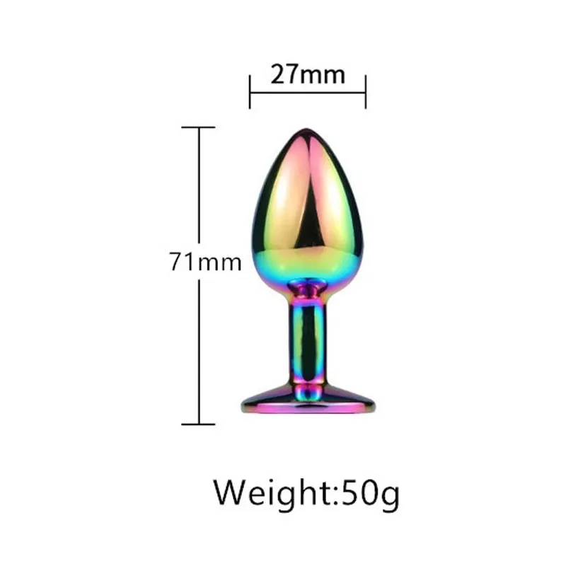 Rainbow Gunmetal Tail Plug