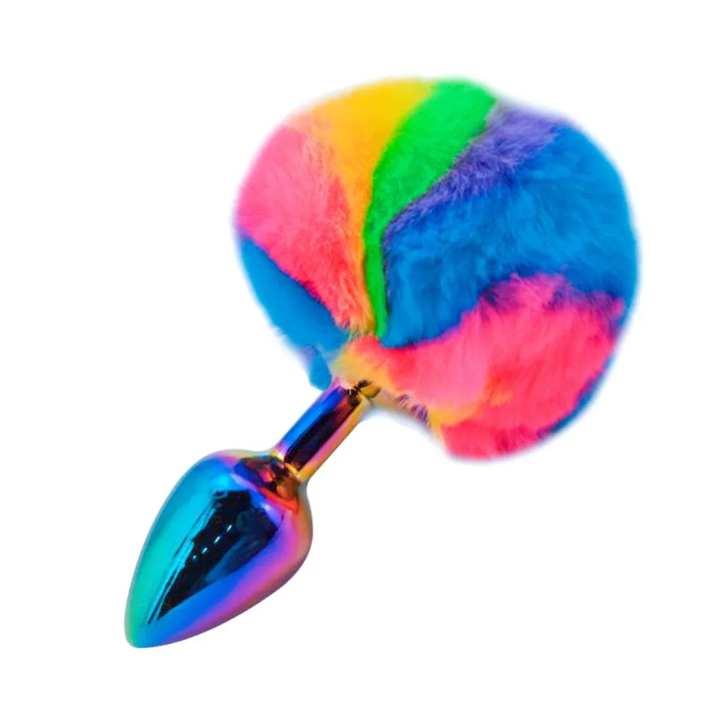 Rainbow Gunmetal Tail Plug