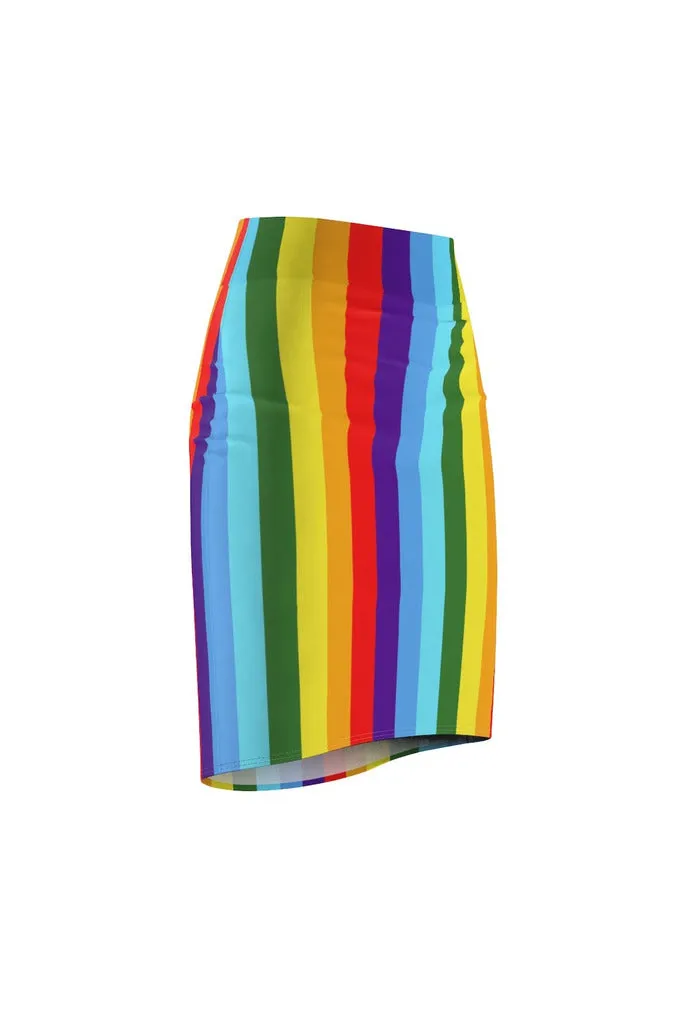 Rainbow ROYGBIV Women's Pencil Skirt