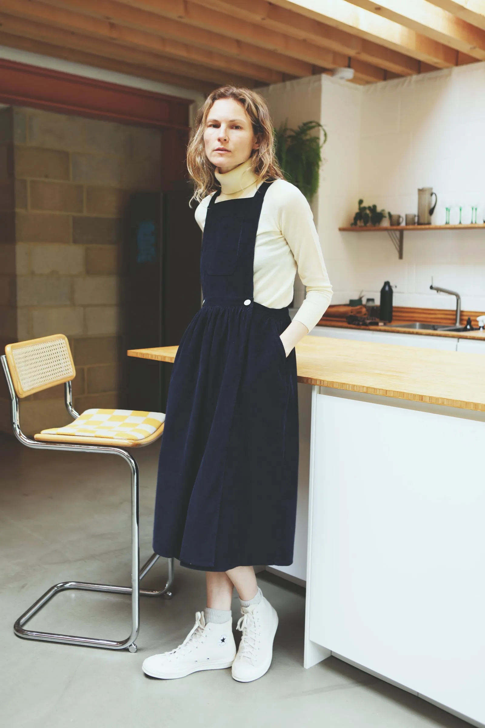 Ross Pinafore Navy