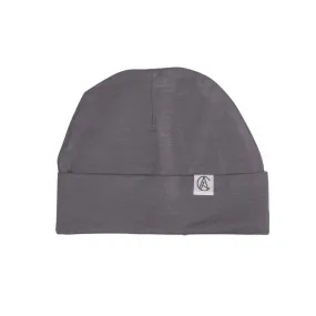 Satin Lined Jersey Beanie-Ash