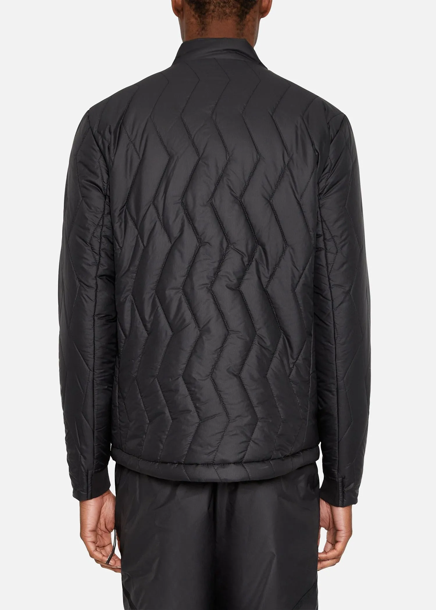 SI QUILTED BLOUSON BLACK