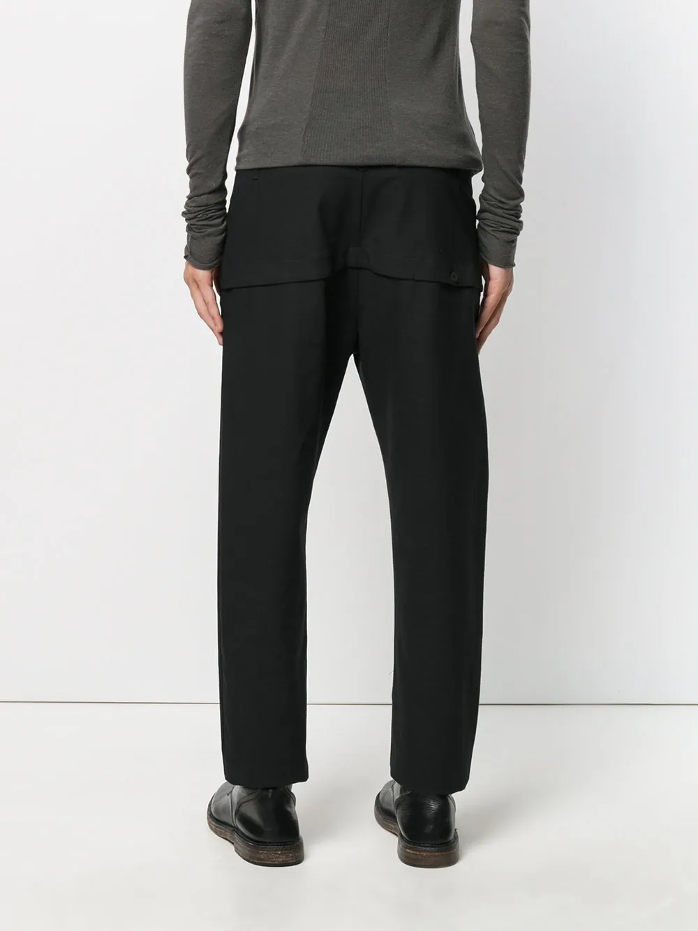 Slim Tailored Trousers Black