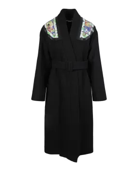 Stella McCartney Floral-Print Belted Coat