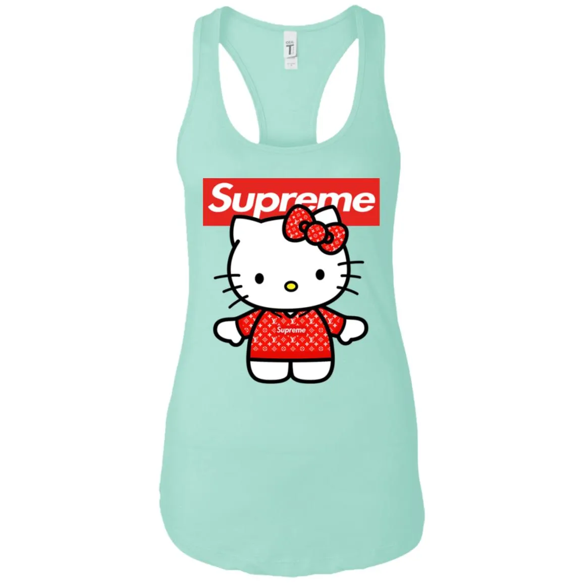 Supreme Hello Kitty Loves T-shirt Women Tank Top