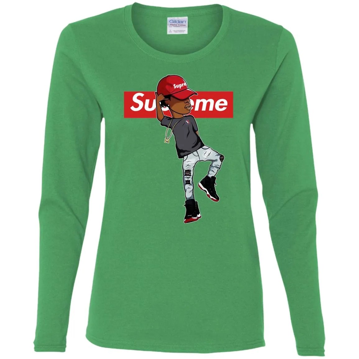 Supreme Marquese Scott T-shirt Women Long Sleeve Shirt