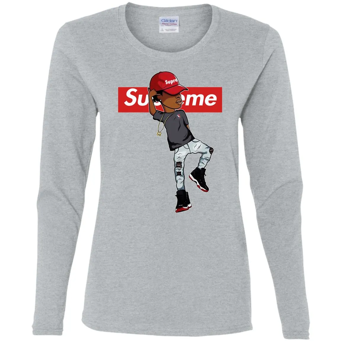 Supreme Marquese Scott T-shirt Women Long Sleeve Shirt