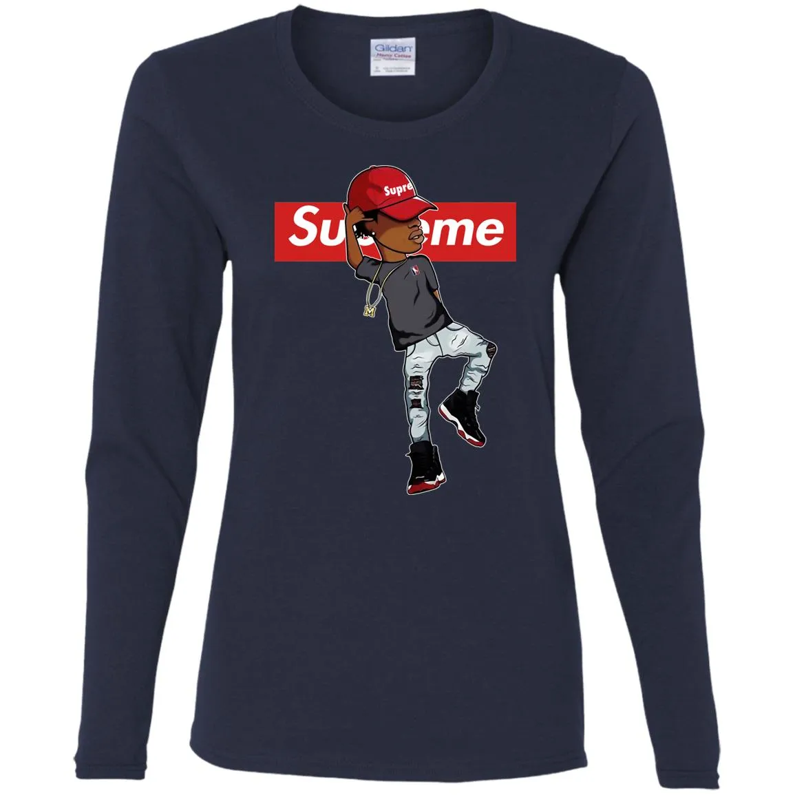 Supreme Marquese Scott T-shirt Women Long Sleeve Shirt