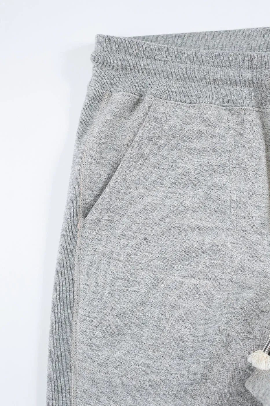 Sweatpants Fleeced Foxfibre® - Heather Grey