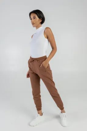 Sweatpants Organic Cotton & Seaweed Brown