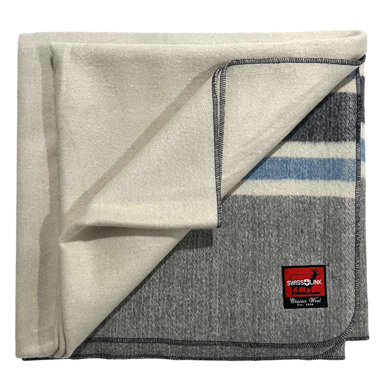 Swiss Link Arctic Shawl Classic Wool Blanket