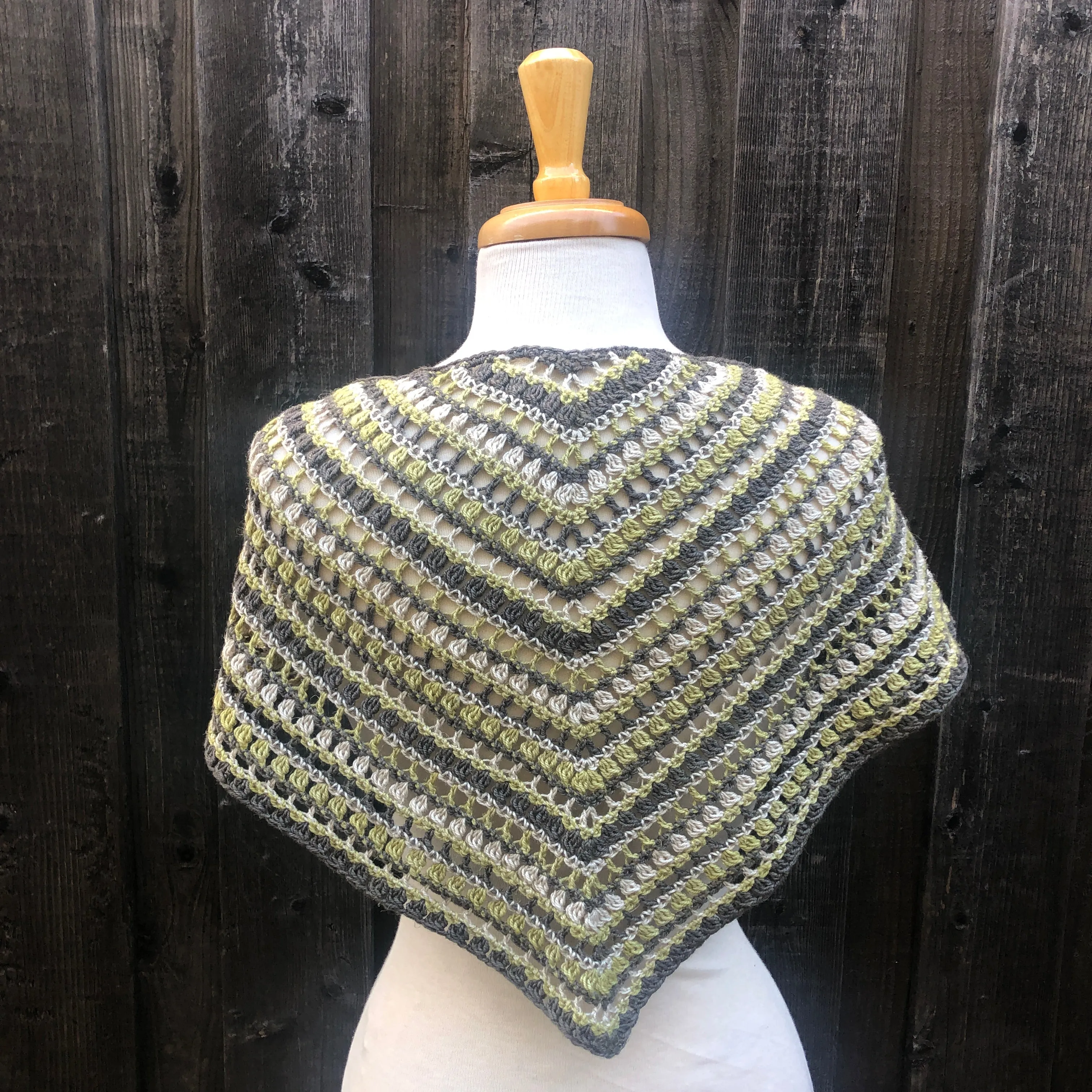 Syncopated Stripes Shawl kit