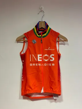 Team Ineos | Bioracer UCI Ex World Champion Orange Tempest Protect Gilet - As New