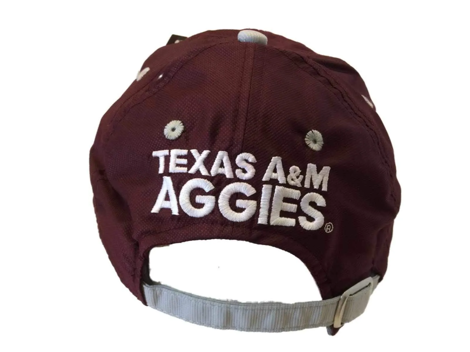 Texas A&M Aggies Maroon Climalite Lightweight Adj. Strapback Slouch Hat Cap