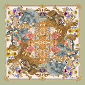 The Monarchy Silk Scarf Pastel - Limited Edition | 90x90cm [Preorder]