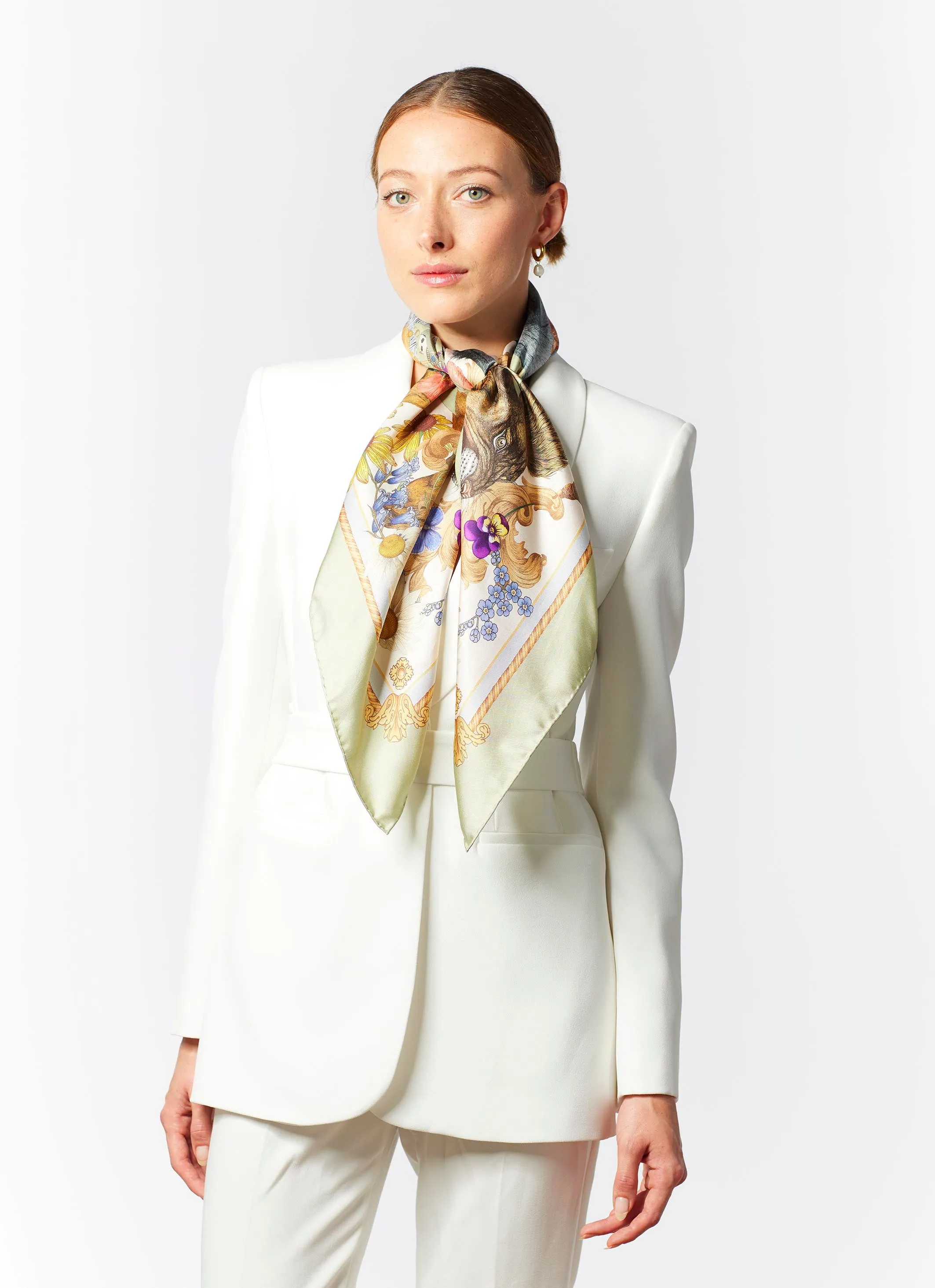 The Monarchy Silk Scarf Pastel - Limited Edition | 90x90cm [Preorder]