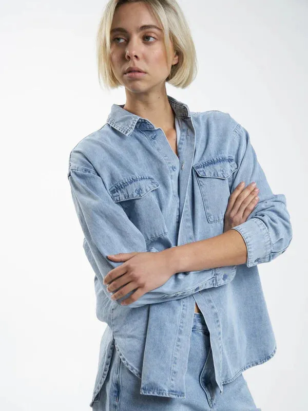 Thrills Adrian Denim Shirt