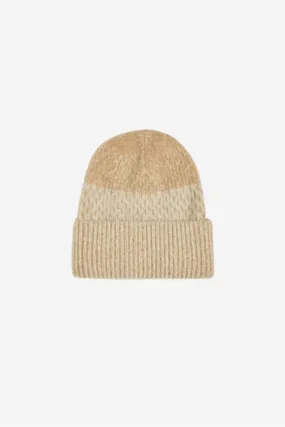 Tine Knit Beanie Sand Mix