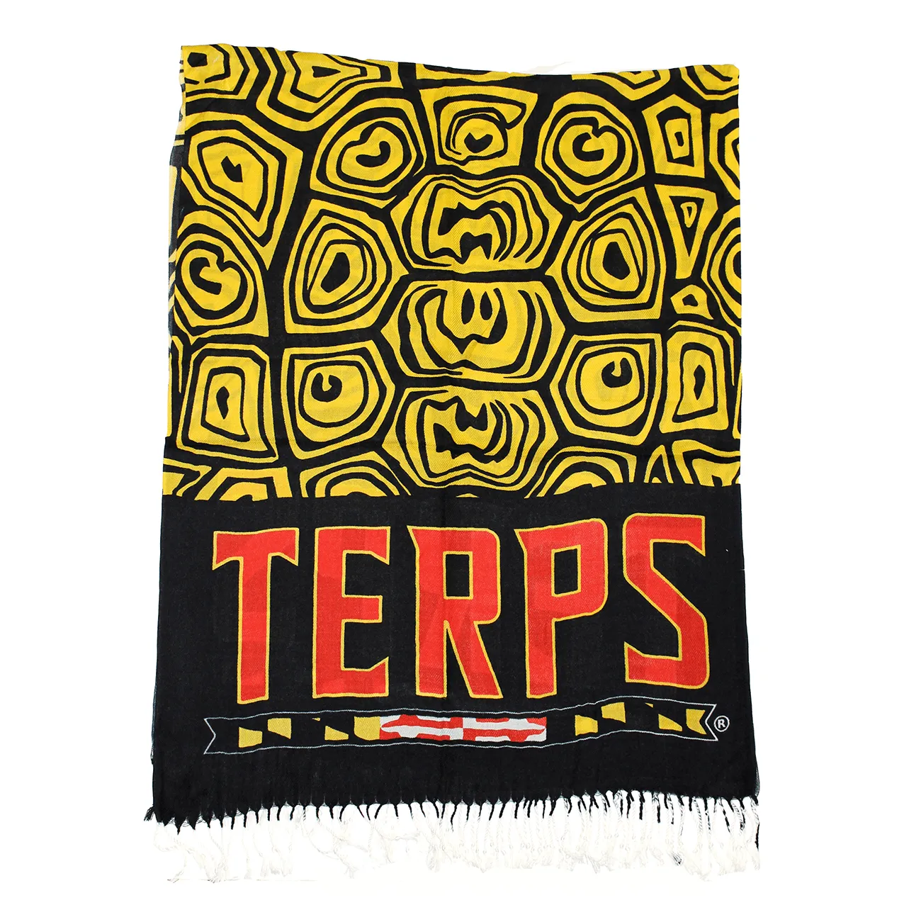 UMD Terps & Turtle Shell (Black & Gold) / Scarf