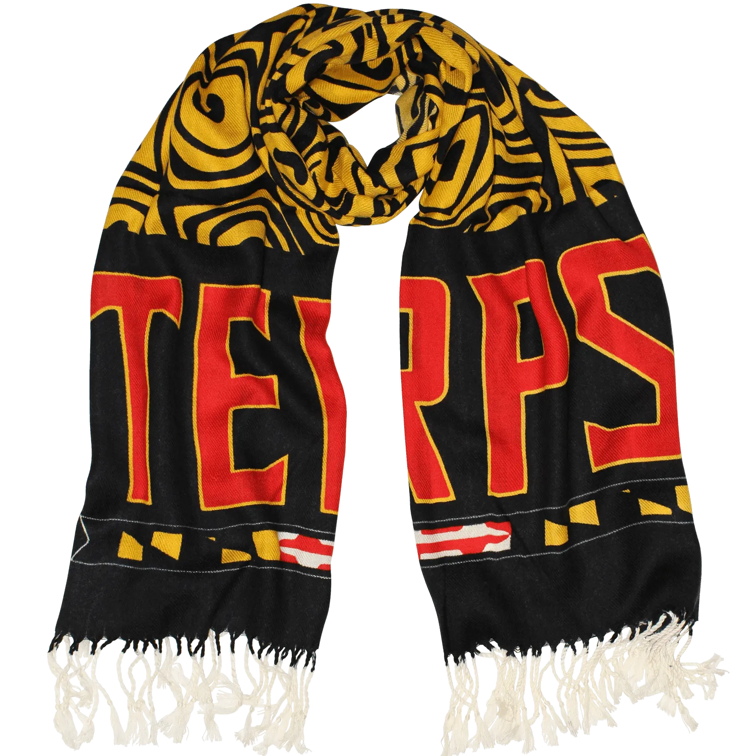 UMD Terps & Turtle Shell (Black & Gold) / Scarf