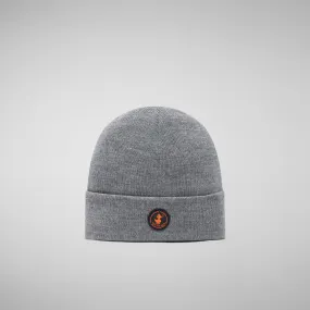 Unisex beanie Fivel in light grey melange