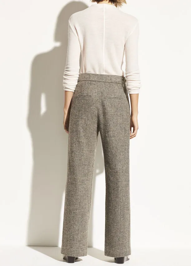 Vince - Pebble Texture Wide Leg Pant in Graphite