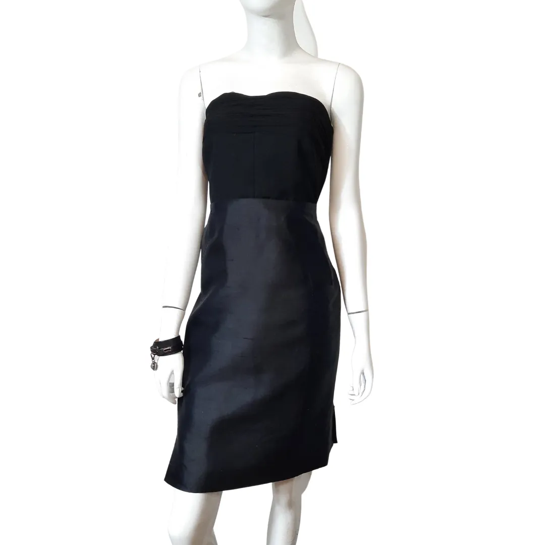 Vintage Chado Ralph Rucci Black Pencil Skirt Size 12