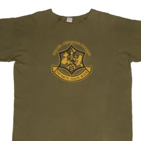 VINTAGE ISRAELI DEFENCE FORCES 1990S TEE SHIRT SIZE 2XL