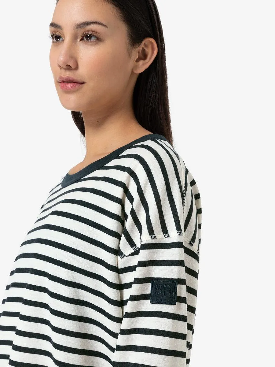 W KRISSINI STRIPE BIO SWEATER