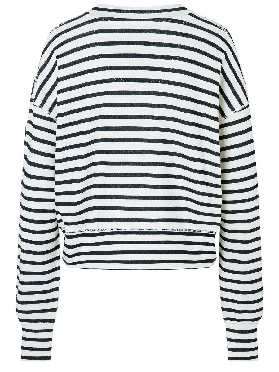 W KRISSINI STRIPE BIO SWEATER