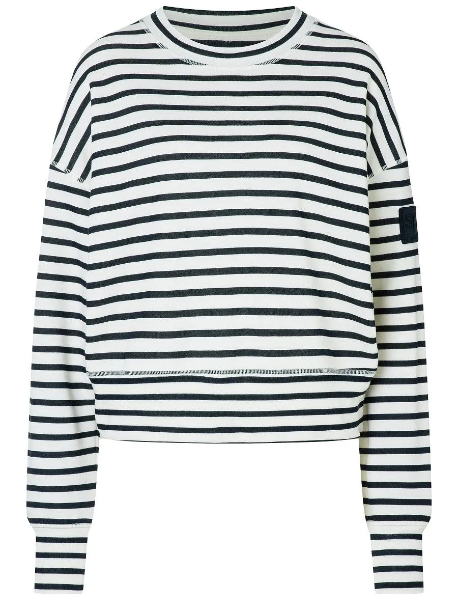 W KRISSINI STRIPE BIO SWEATER