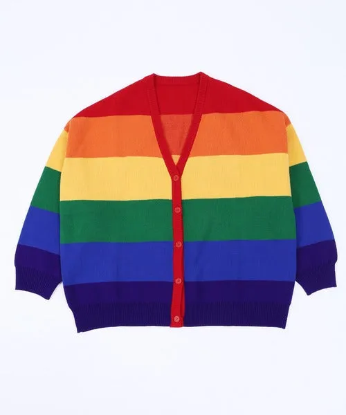 W❤️C rainbow cardigan