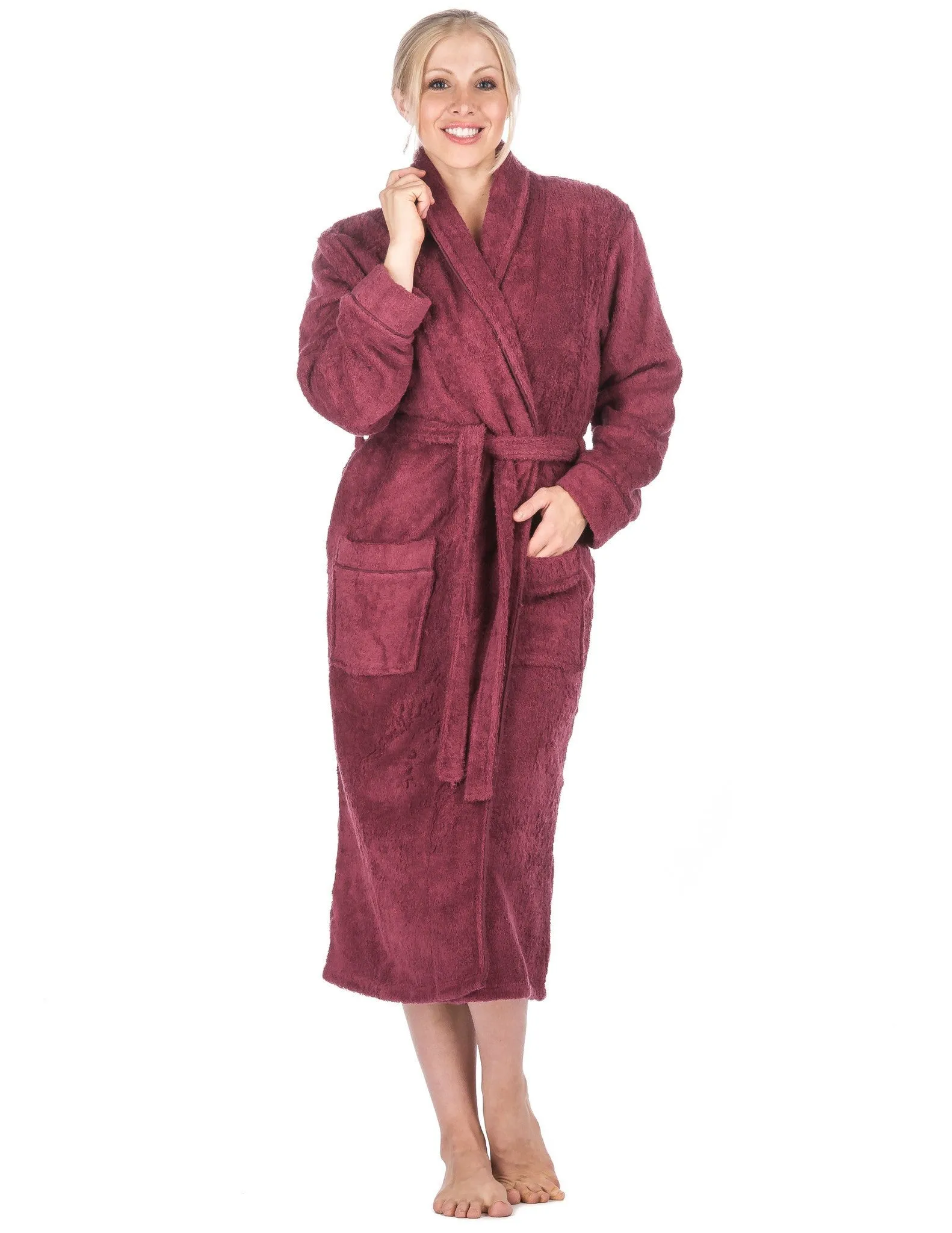 Women's 100% Cotton Terry Bathrobe