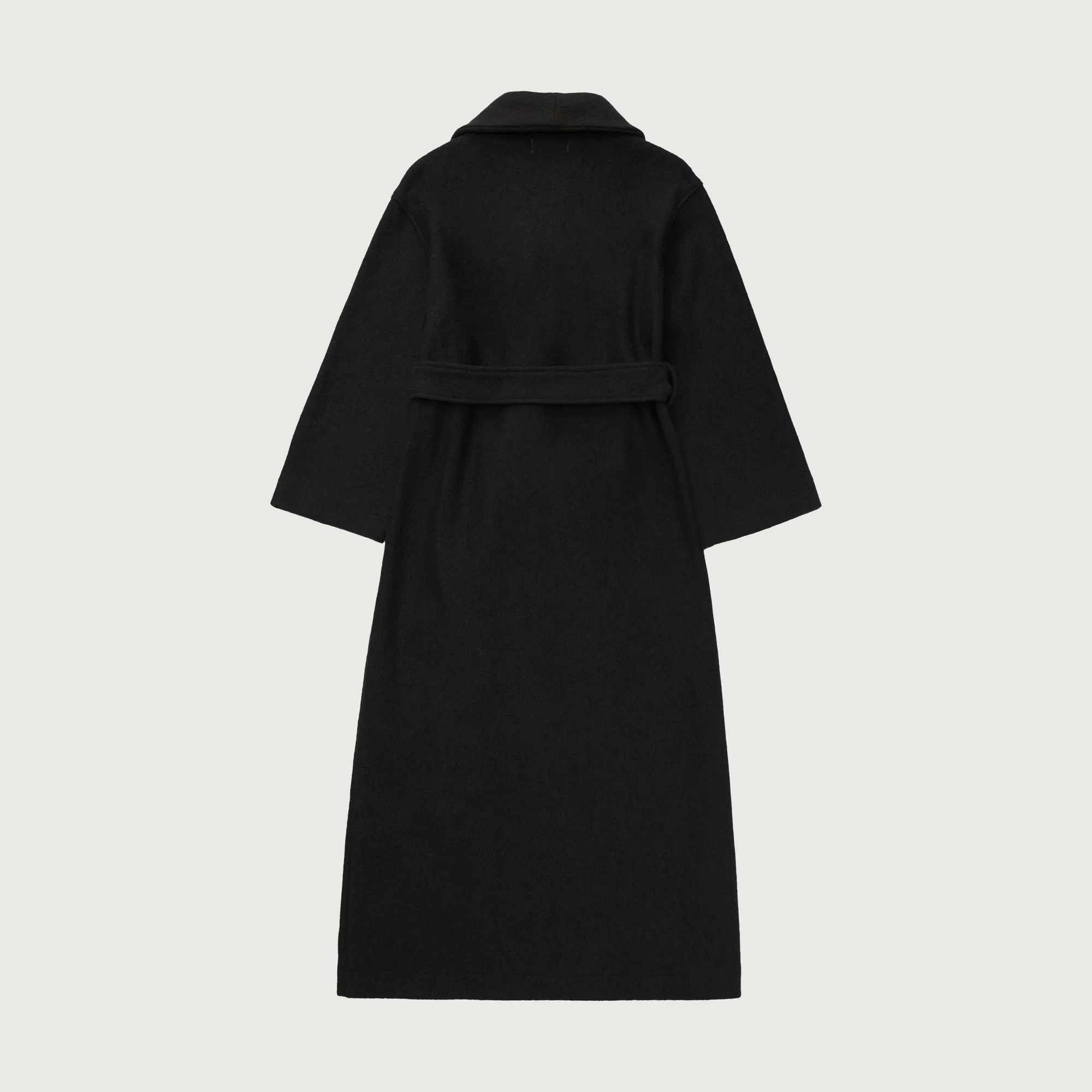 Womens Robe Coat - Black