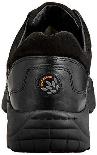 Woodland Men's BLACK Leather Casual Shoes-9 UK/India (43 EU) -(GC 0863110Y15)